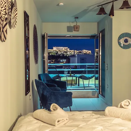 Acropolis View Mini Sky & Hot Tub *