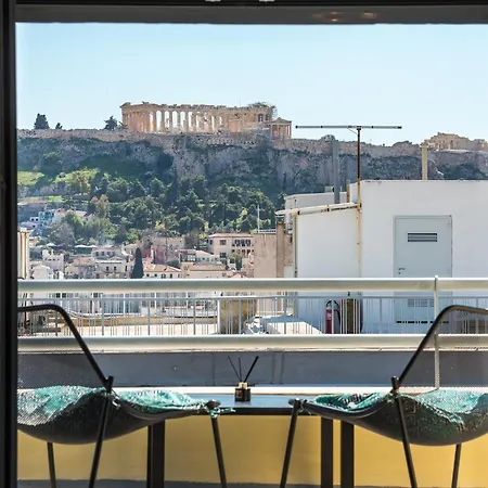 Acropolis View Mini Sky & Hot Tub Apartment Athens