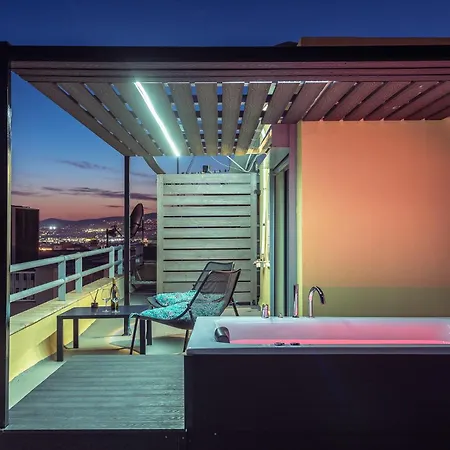 Acropolis View Mini Sky & Hot Tub Athens
