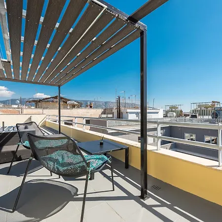 Acropolis View Mini Sky & Hot Tub Apartment Athens