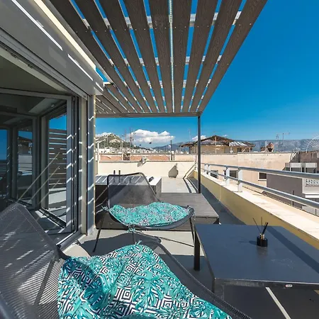 Apartment Acropolis View Mini Sky & Hot Tub Athens