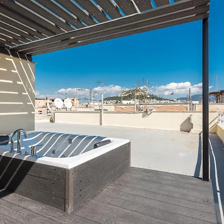 Acropolis View Mini Sky & Hot Tub * Athens