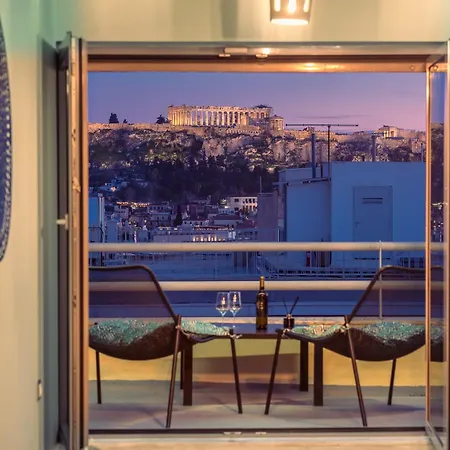 Acropolis View Mini Sky & Hot Tub * Athens