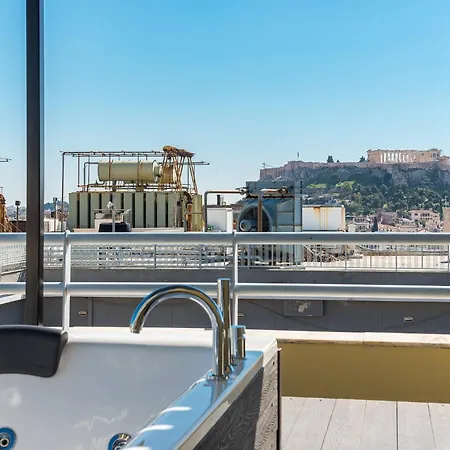 Apartment Acropolis View Mini Sky & Hot Tub Athens